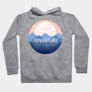 Adventure Mountain Landscape Sunset Hoodie